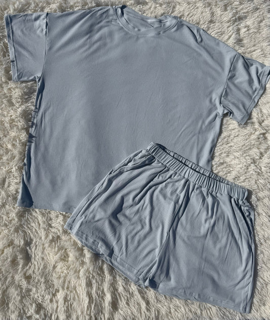 Womens baby blue set