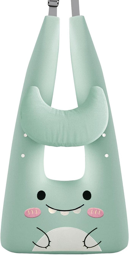 Travel Pillow,Car Pillow Kids Travel Pillow Car seat Pillow U Shaped Pillow for Travel Skin-Friendly Material The Sleeping Aid for Adults and Kids on Road Trips (Green)