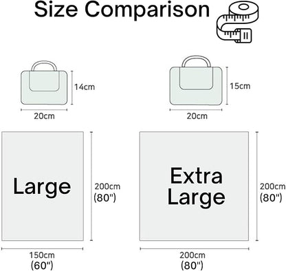 ESLA Cute Gingham Picnic Blanket, Waterproof Foldable, in Large 80x60in and Extra Large 80x80in, Portable Compact Beach Blanket, Oversized XL Outdoor Mat, Tan Gingham