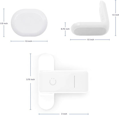 Ubbi Safety Bundle, Safeguarding and Baby Proofing Set, Includes 36 Outlet Covers, 16 Table Corner Protectors and 2 Pinch Guards, Child Safety Kit, White
