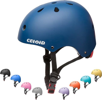 Kids Bike Helmet,Toddler Skateboard Helmets for Ages 2-3-5-8-14 Years Boys Girls，Adjustable Multi-Sport Bicycle Skateboarding Football Roller Skating Scooter Rollerblade Balance Bike Helmet
