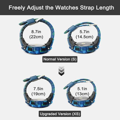 Kids Watch,Boys Watch for 3-15 Year Old Boys,Digital Sport Outdoor Multifunctional Chronograph LED 50 M Waterproof Alarm Calendar Analog Watch for Children with Silicone Band,Kids Gift