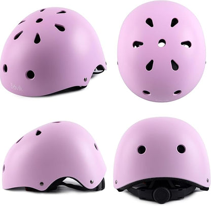 Kids Bike Helmet,Boys Girls Helmet Multi-Sport Helmet for Skateboard Roller Inline Skating Bicycle Scooter 3 Sizes