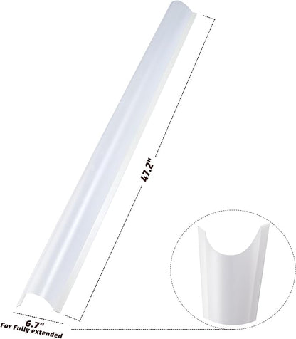 4PCS Baby Proofing Door Finger Pinch Guard Clear Door Jam Shield for Child Safety Finger Pinch Protector Hinge Protectors for Kids
