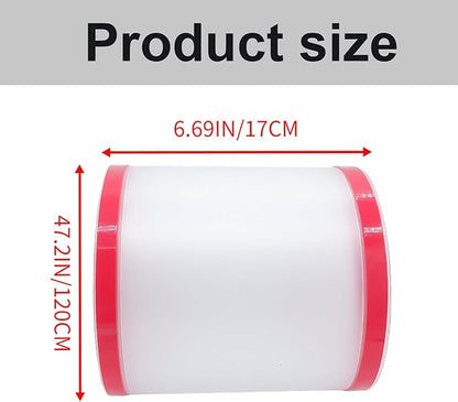 2 PCS Door Pinch Guard for Baby Proofing, Door Protector for Kids Finger Pinch Guard, Door Hinge Cover Door Jam Shield for Child Safety (Frosted 47.24 x 6.69inch)