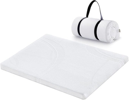 Pack and Play Mattress 38 x 26 x 1.5 in, Soft Breathable Pack N Play Mattresses with Washable Waterproof Cover for Baby ＆Toddler, Portable Crib Mattress for Playard