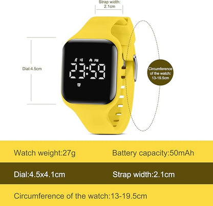 Kids Watches for Girls Boys Digital Sport Watch with Step Counter Pedometer Vibration Alarm Clock, No App Waterproof Fitness Tracker Kids Watch Boys Girls Teens Students Ages 5-16