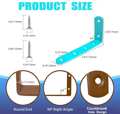 Anti Tip Furniture Anchors for Baby Pet Proofing,Furniture Wall Anchor Furniture Dresser Bookshelf Falling Prevention Device for Children (Blue)