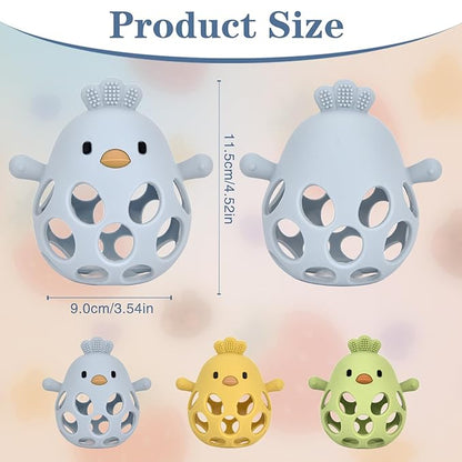 Baby Teething Toys, Teething Toys, Teethers for Babies 3-6 Months, Baby Chew Toys, BPA Free Teether Mitten with Soft Texture for Sensory Exploration and Itching Teething Relief
