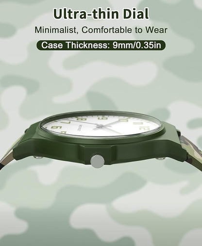 Kids Analog Watch Boys Girls, 30M Waterproof, Sports Watch for Boys, Easy to Read Children's Thin Dial Wrist Watches with Soft Band, for Ages 5-15 Kids Great Birthday Gifts Christmas Day