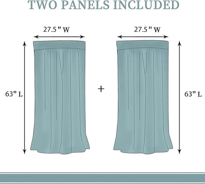 Wolf Blackout Curtains for Boys Girl Bedroom Decor,Moon Mountain Pine Forest Wild Animals Thermal Insulated Grommet Drapes Darkening Window Curtain for Living Room Home 55x63 inch