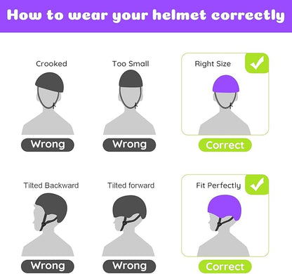 Kids Helmet, Toddler Adjustable Kids Ages 3-8 Years Old Boys Girls Multi-Sports Safety