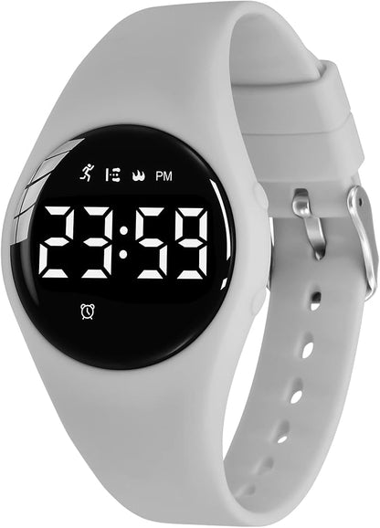 Kids Watches for Girls Boys Digital Sport Watch with Step Counter Pedometer Vibration Alarm Clock, No App Waterproof Fitness Tracker Kids Watch Boys Girls Teens Students Ages 5-16