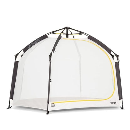 Veer Basecamp XL | JPMA Certified Portable Pop Up Play Yard/Play Pen for Babies, Toddlers and Kids | Indoor and Outdoor Use | Shade Canopy | Keeps Bugs Out | Playard Safety Certified