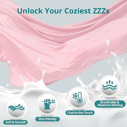 Sasttie Pregnancy Pillows for Sleeping, Jumbo U Shaped Cooling Full Body Pillow with Removable Cover, Pregnant Women Must Haves, Maternity Essential, Light Pink