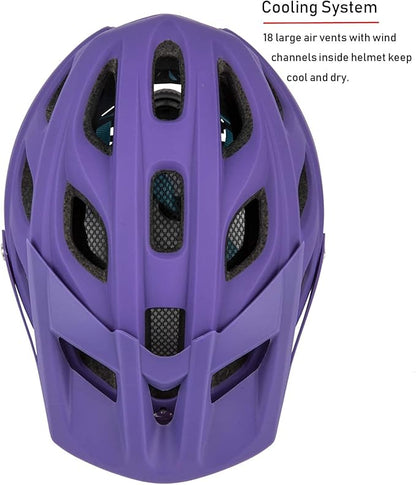 Kids Bike Helmet, SIFVO Kids Helmet 8+ Boys and Girls Bike Helmet with Cool Visor, Bike Helmets for Kids, Youth Bike Helmet Kids Mountain Bike Helmet Lightweight and Sturdy【55-58cm】