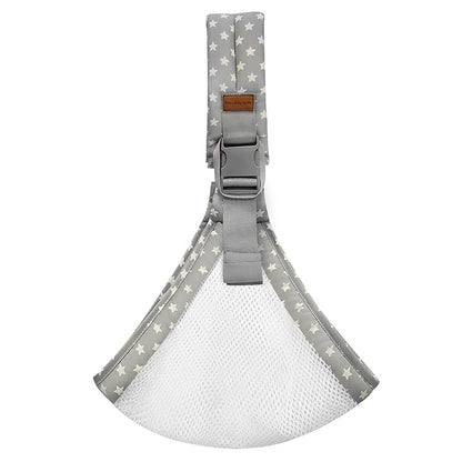 Baby Sling Carrier Newborn to Toddler Adjustable One-Shoulder Design with Hip Seat Support, Labor-Saving Baby Wraps Carrier 10-30 lbs(Mesh,Star)