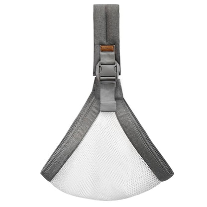 Baby Sling Carrier Newborn to Toddler Adjustable One-Shoulder Design with Hip Seat Support, Labor-Saving Baby Wraps Carrier 10-30 lbs(Mesh,Gray)