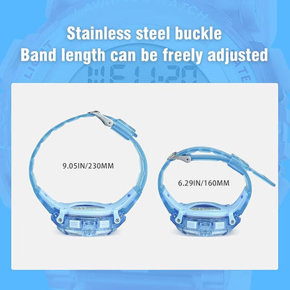 Kids Watch,Boys Watch for 3-15 Year Old Boys,Digital Sport Outdoor Multifunctional Chronograph LED 50 M Waterproof Alarm Calendar Analog Watch for Children with Silicone Band,Kids Gift