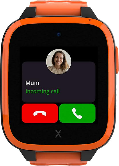 XPLORA XGO 3 - Watch Phone for Children (4G) - Calls, Messages, Kids School Mode, SOS Function, GPS Location, Camera and Pedometer – (Subscription Required) (Orange)