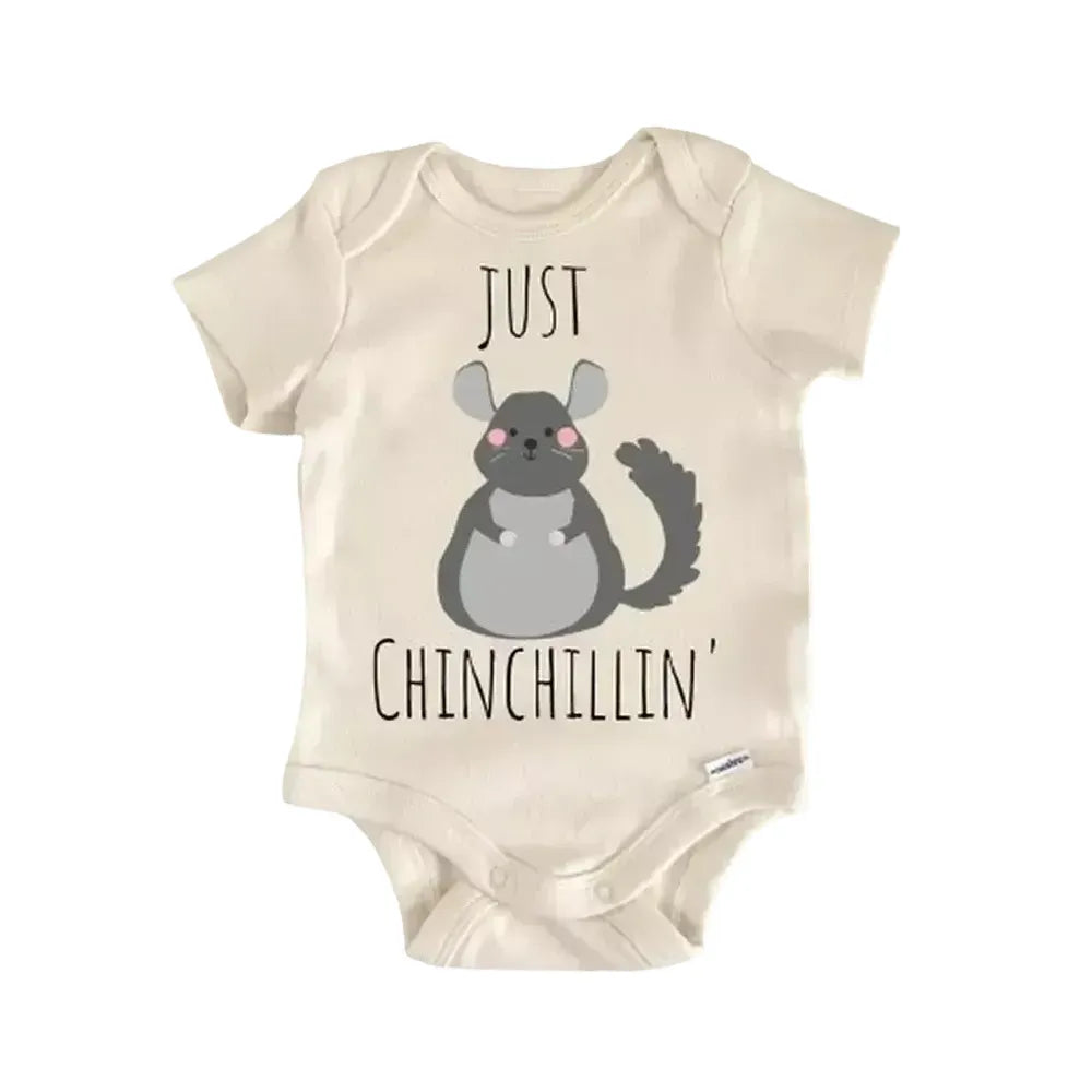 Chinchilla Animal Rodent Newborn Baby Onesie® Onesie®