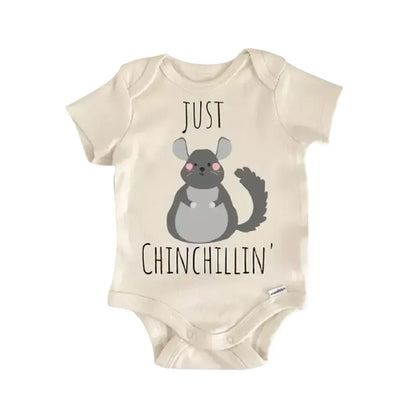 Chinchilla Animal Rodent Newborn Baby Onesie® Onesie®