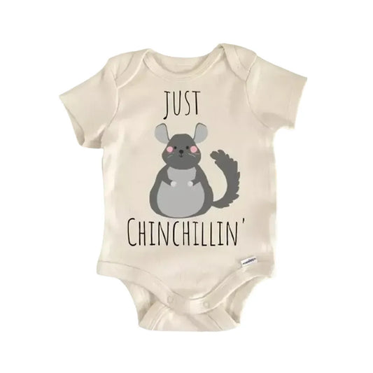 Chinchilla Animal Rodent Newborn Baby Onesie® Onesie®