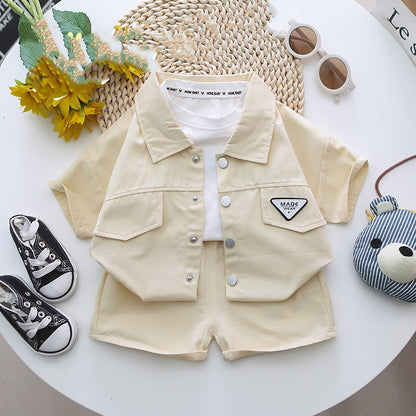 Handsome Shirt Two-piece Suit Fashion