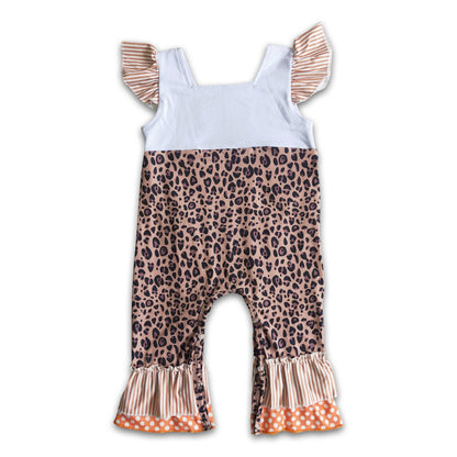 Baby Pumpkin Applique Romper: Romper