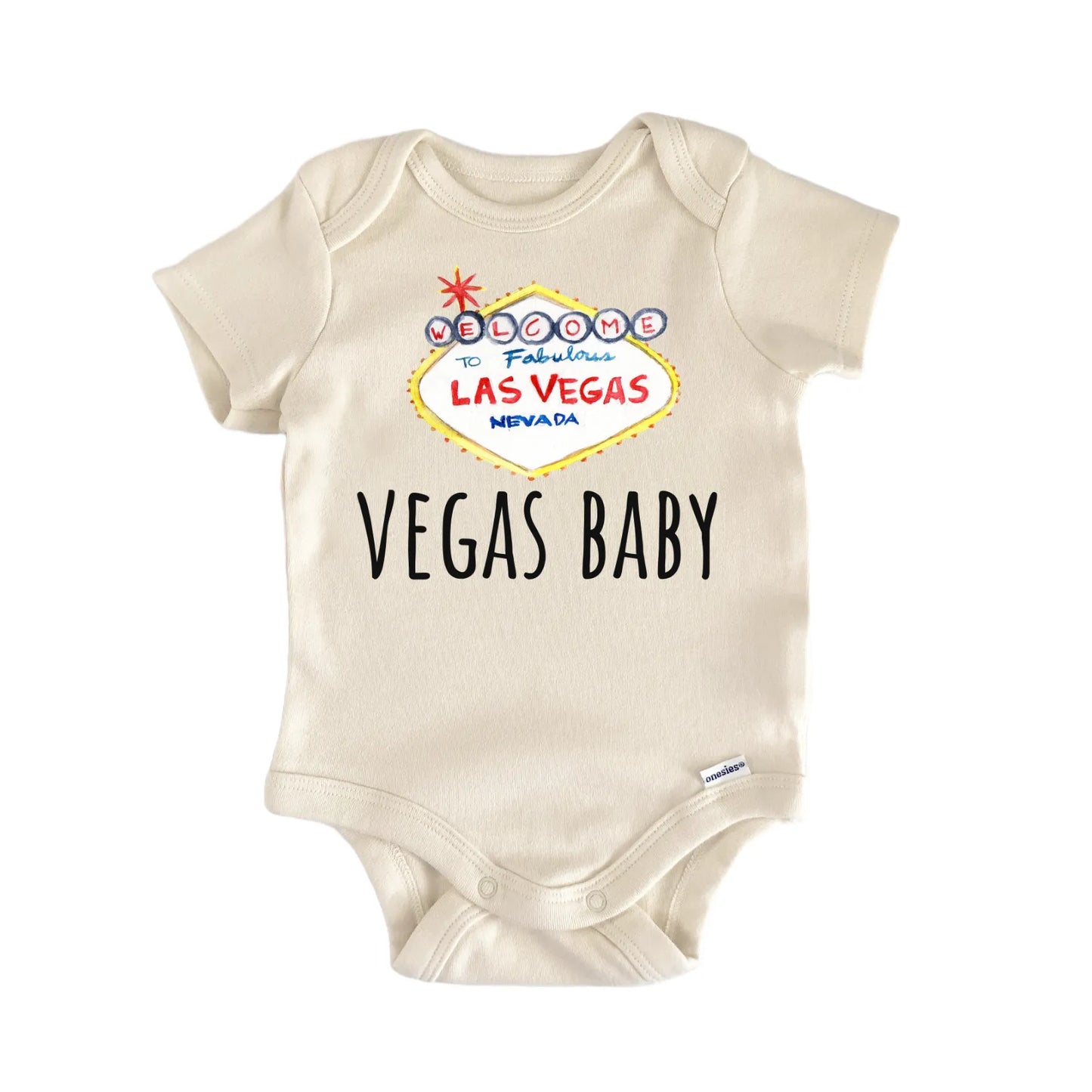Vegas Baby Sign Baby Gift Baby Bodysuit