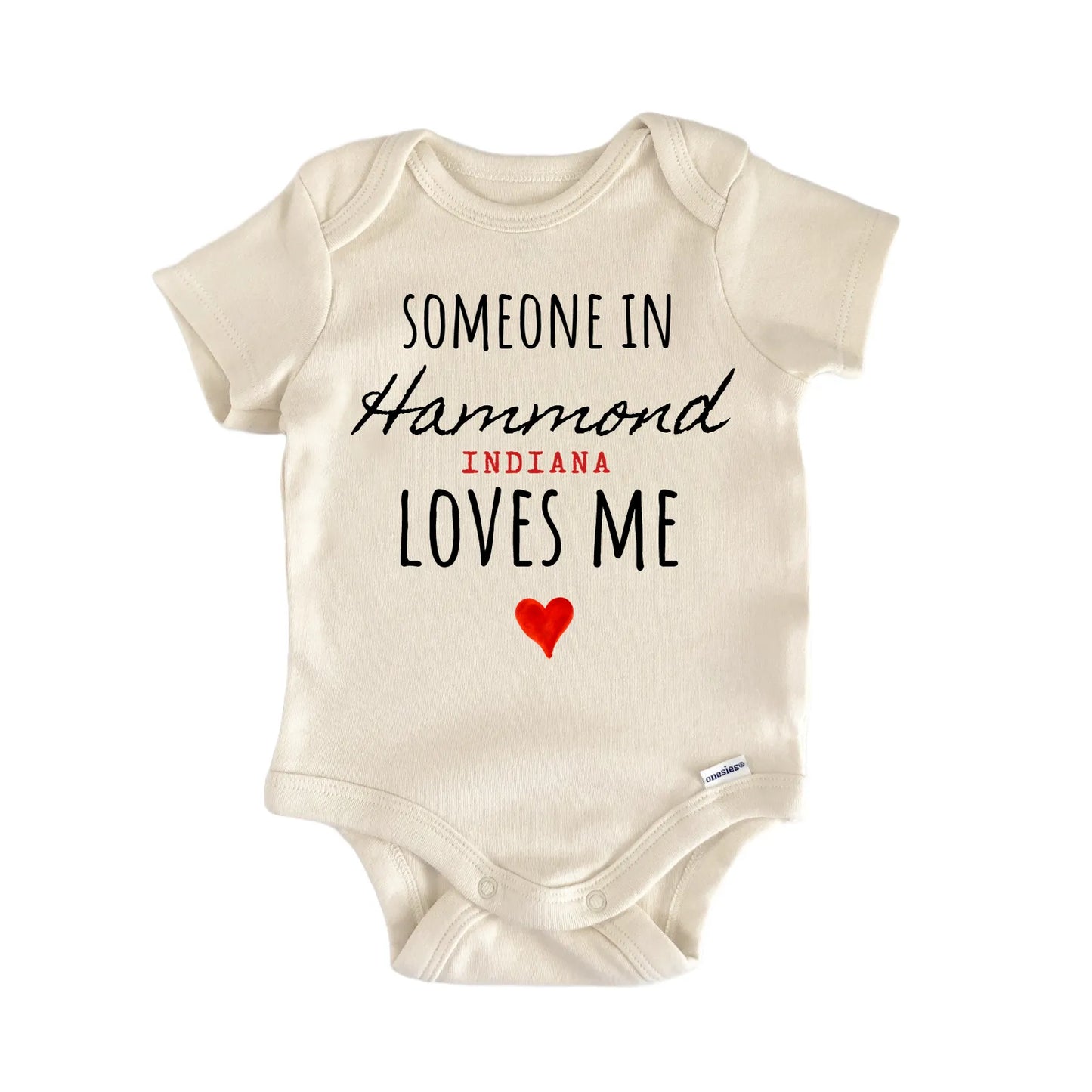 Hammond Indiana Baby Gift Baby Bodysuit