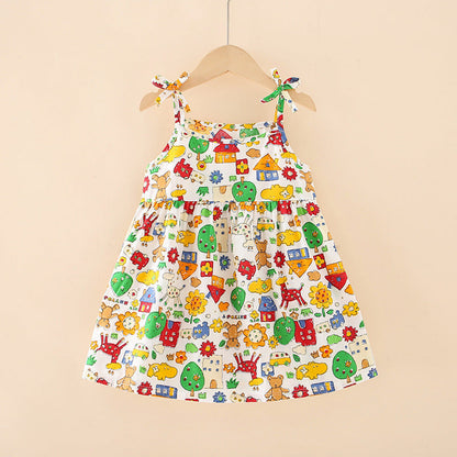 Children's Ins Style Princess Suspender Dress