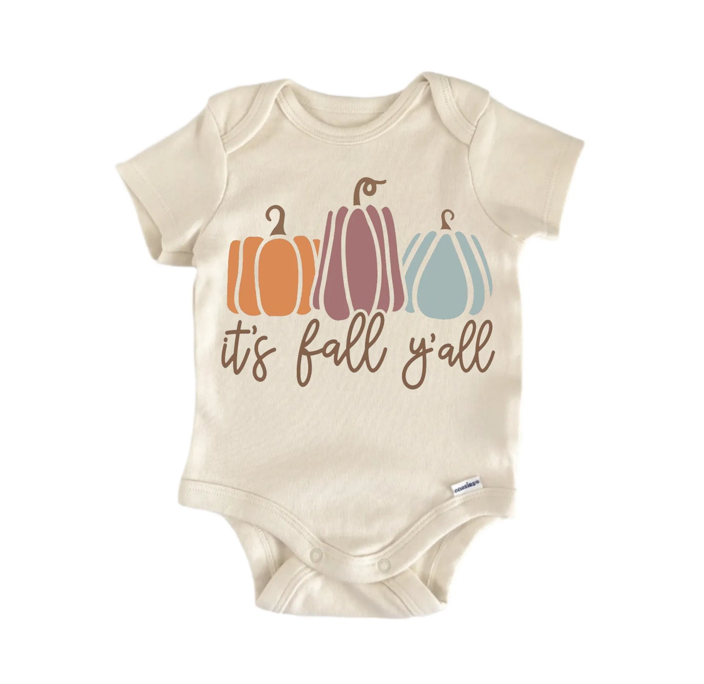 Its Fall Yall Pumpkin Newborn Baby Onesie® Onesie®
