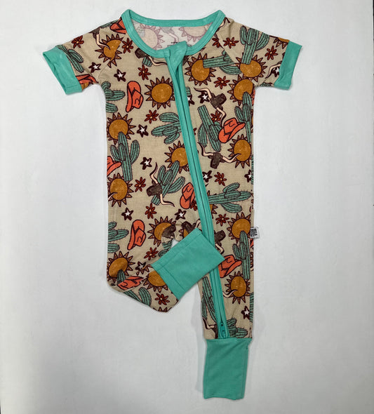 18/24 Months Wild West Short Sleeve Bamboo Sleeper (FINAL SALE)