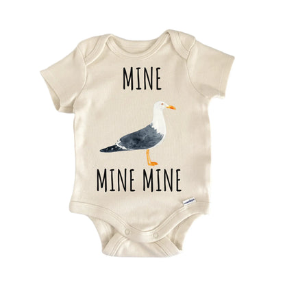 Seagull Mine Beach Bird Baby Gift Baby Bodysuit