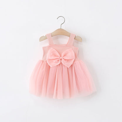 Trendy Children's Clothing Girls' Sleeveless One-piece Dress Summer