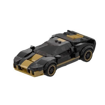 Building Block Car Model Assembled Sports Speed8 Grid Boy Toy Gift