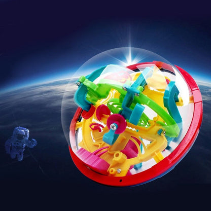 100 Step 3D puzzle Ball Magic Intellect Ball Labyrinth Sphere Globe Toys Challenging Barriers Game Brain Tester Balance Training