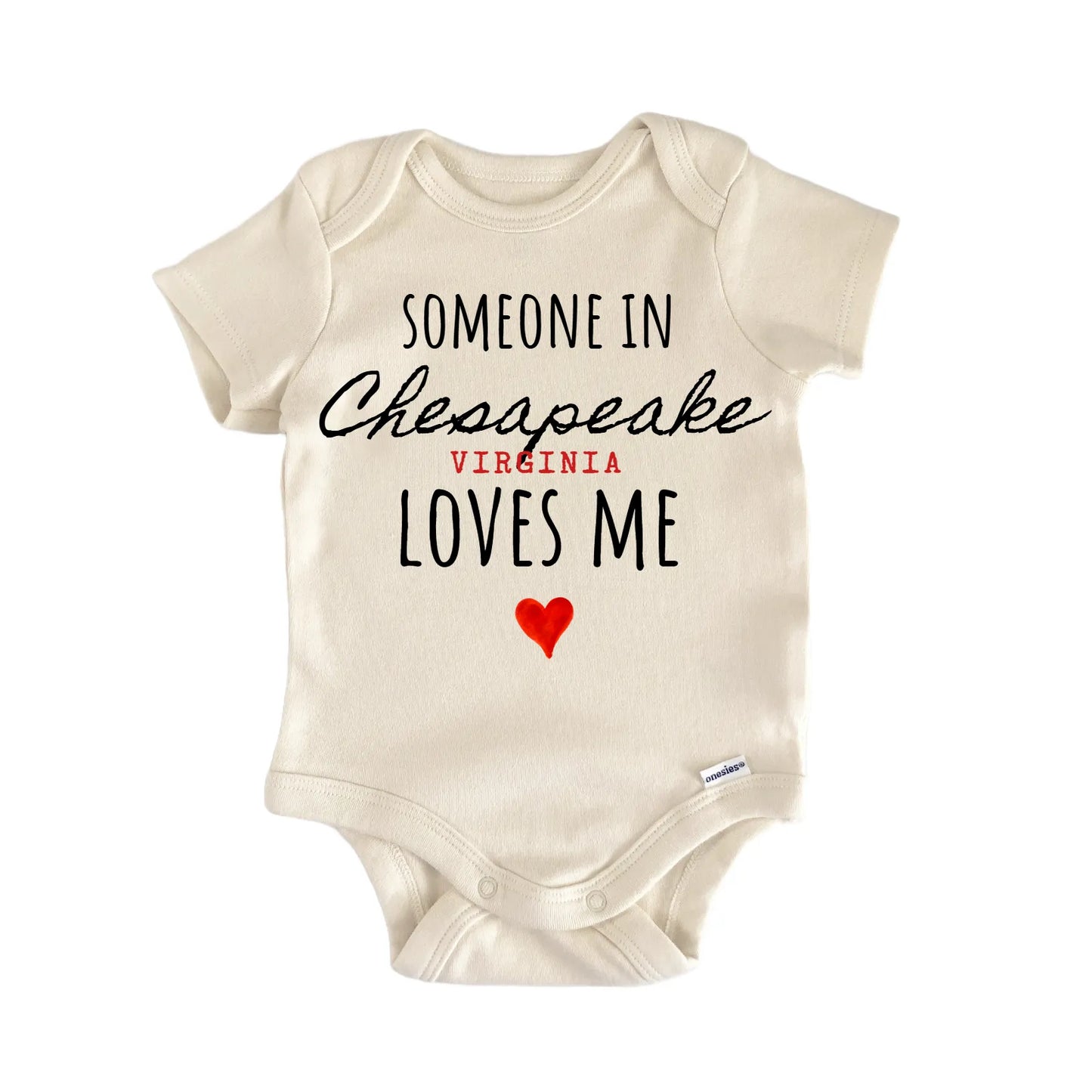 Chesapeake Virginia Baby Gift Baby Bodysuit
