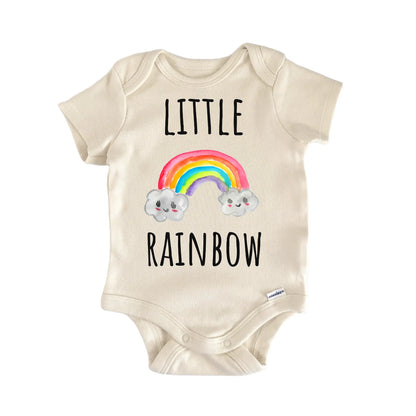 Little Rainbow Clouds Weather Baby Gift Baby Bodysuit