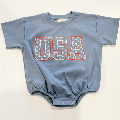 USA Stars T-Shirt Romper