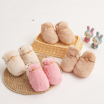 Fallwinter Soft-soled Anti-fall Warm Baby Toddler Shoes