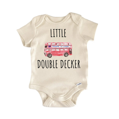 Double Decker Bus England Baby Gift Baby Bodysuit