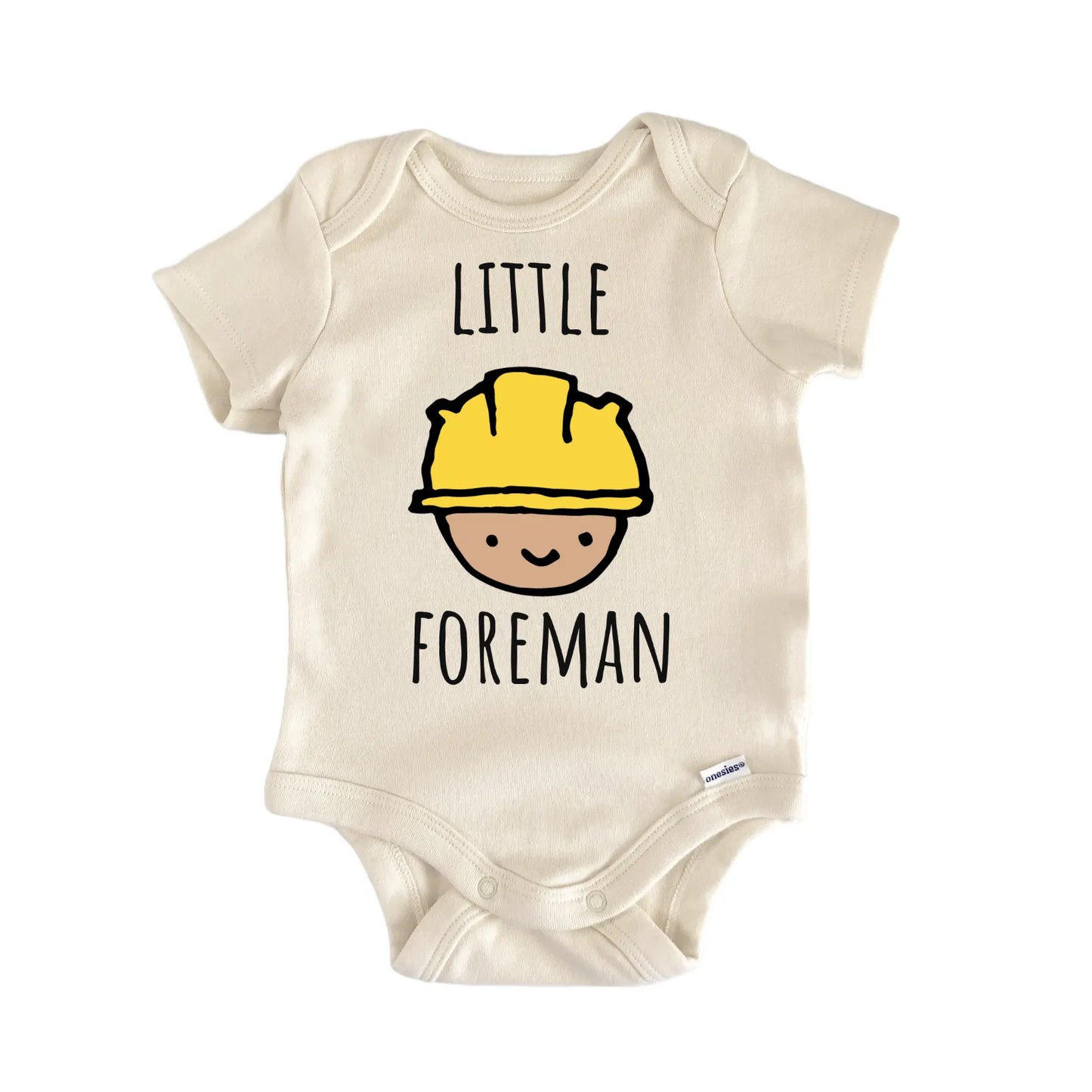 Construction Building Foreman Hard Hat Baby Gift Baby Bodysuit