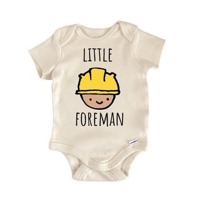 Construction Building Foreman Hard Hat Baby Gift Baby Bodysuit