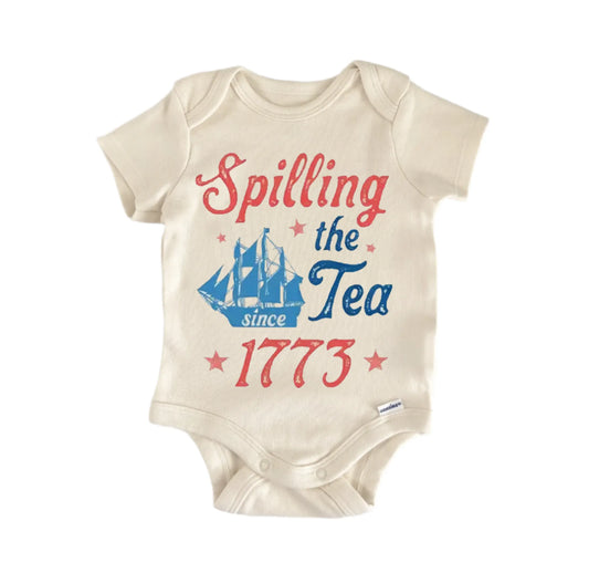 4Th July Usa Patriotic Newborn Baby Onesie® Onesie®