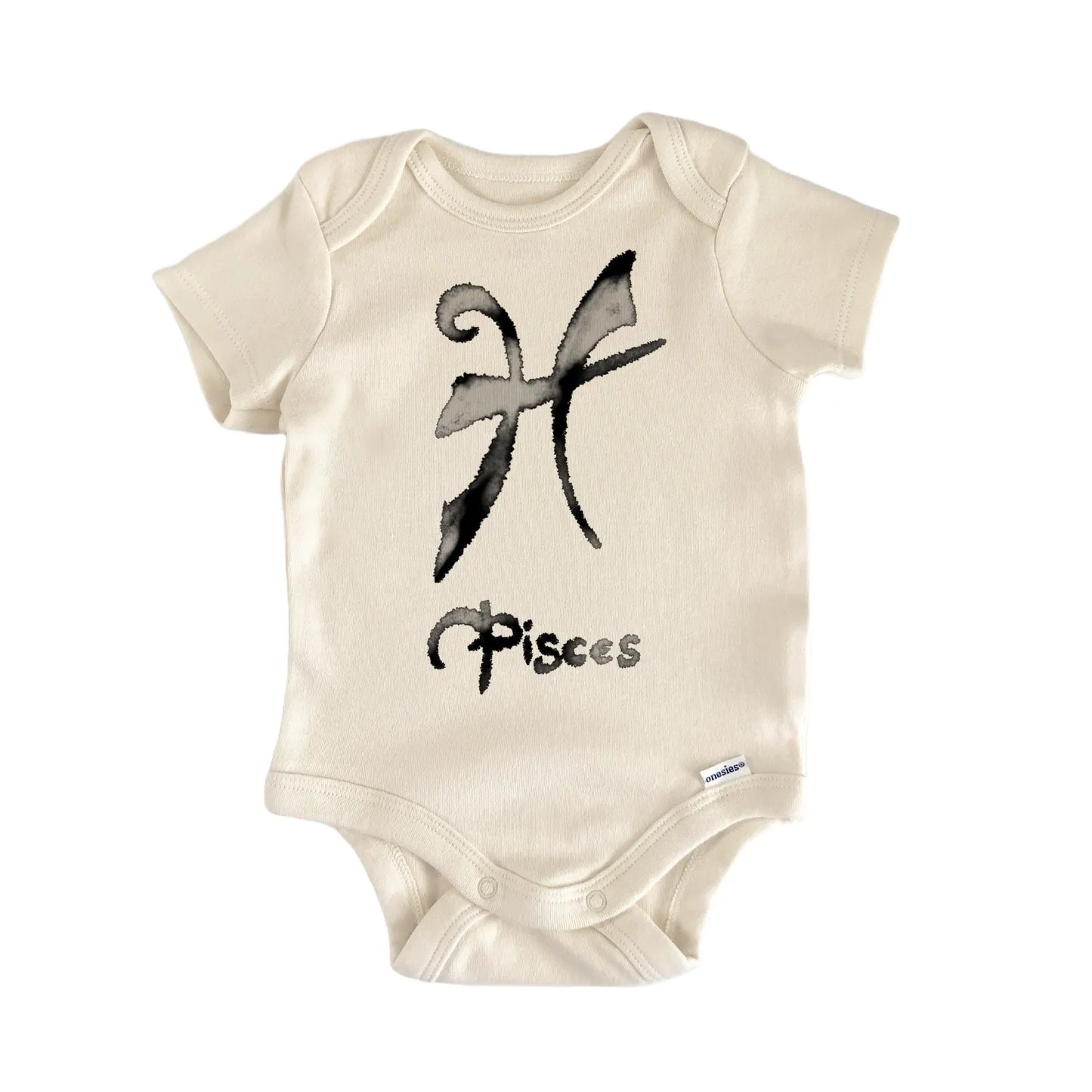 Pisces Zodiac Astrology Signs Baby Gift Baby Bodysuit