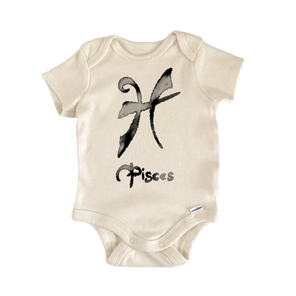 Pisces Zodiac Astrology Signs Baby Gift Baby Bodysuit