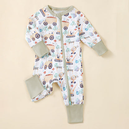 New-style Childrens Romper Boys Hooded Jumpsuit