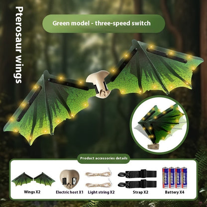 Light-emitting Children's Electric Butterfly Wings Back Decoration Angel Little Fairy Toy